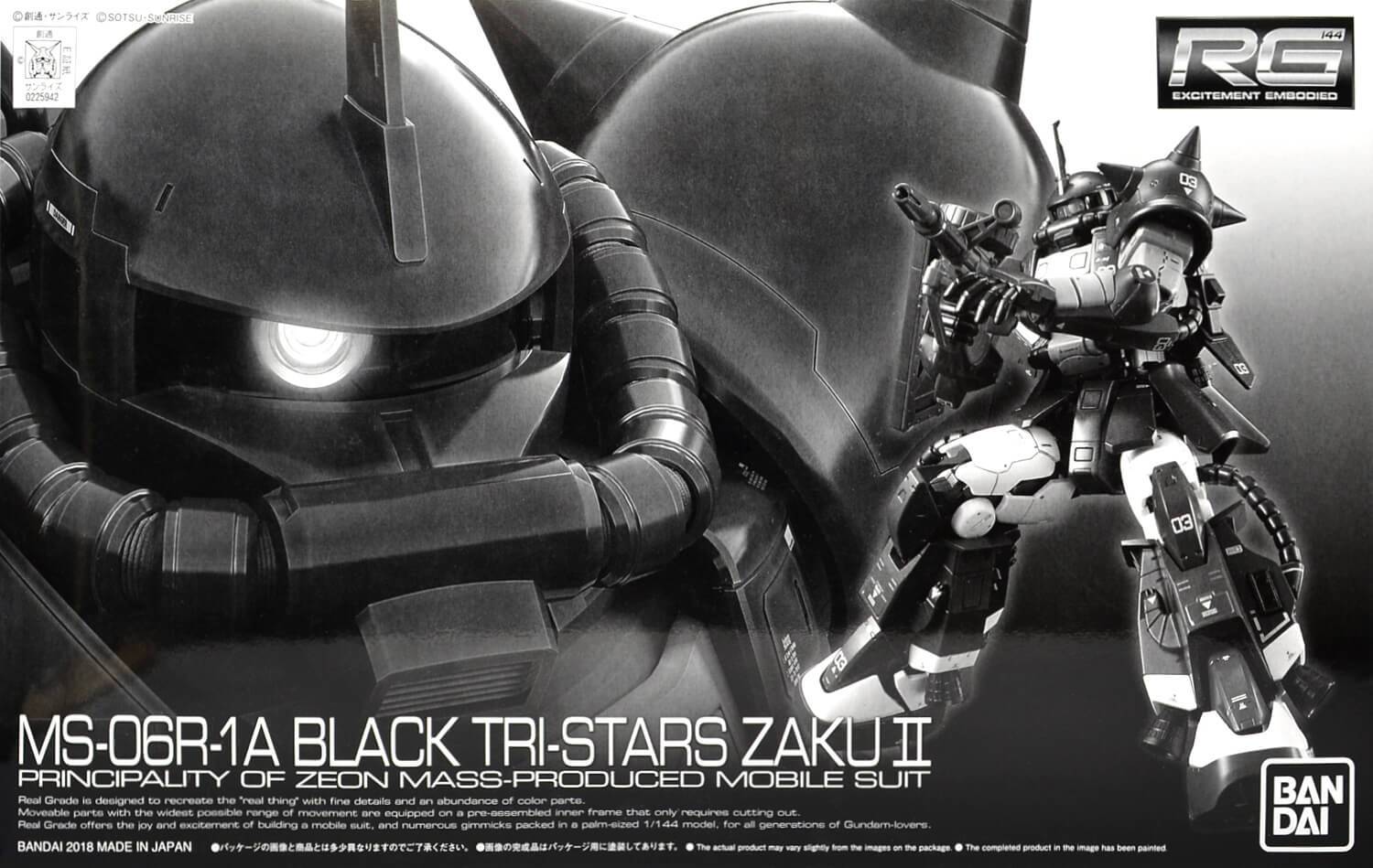 [P-Bandai] RG Black Tri-Stars Zaku II