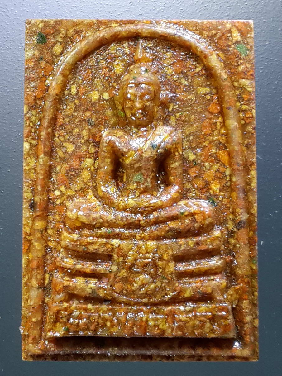 รหัสสินค้า พระมีกล่อง 297 หลวงพ่อโสธร เนื้อกระเบื้องหลังคาโบสถ์ วัดโสธรวรารามวรวิหาร จังหวัดฉะเชิงเทรา