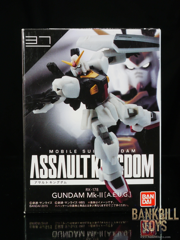 กันดั้ม Bandai Candy Toy Mobile Suit Gundam Assault Kingdom 9 No.37 RX-178 Gundam Mk-II [A.E.U.G. Color Ver.]