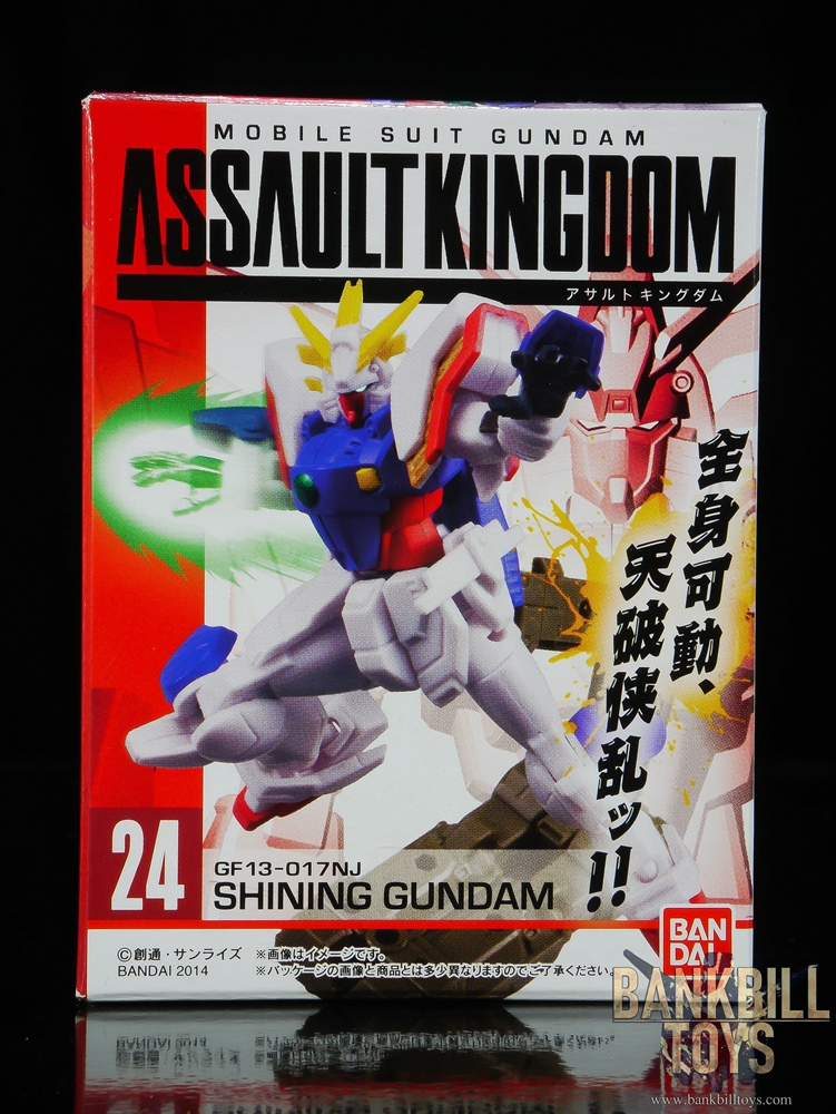 กันดั้ม Bandai Candy Toy Mobile Suit Gundam Assault Kingdom 6 No.24 GF13-017NJ Shining Gundam [Super Mode]
