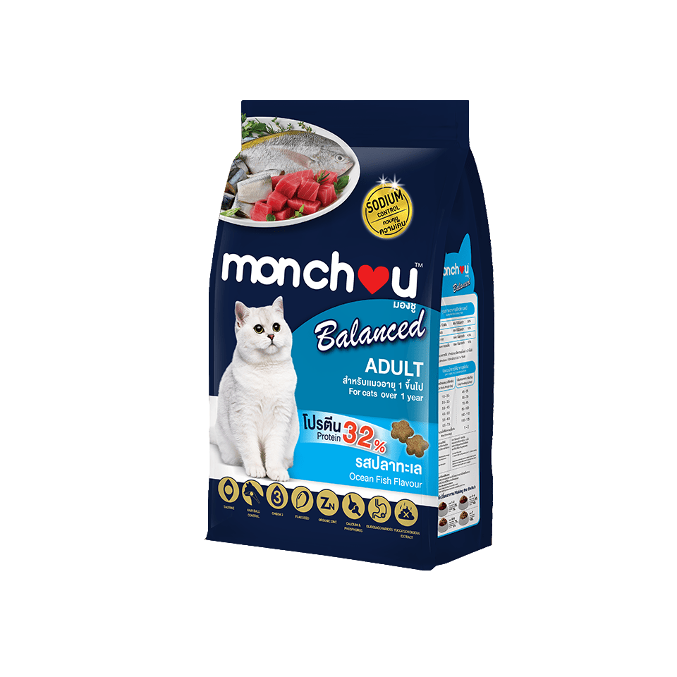Monchou Balance ชนิดเม็ด บาลานซ์ ขนาด 2.6กก. (Kitten) / 2.7กก. (Adult)
