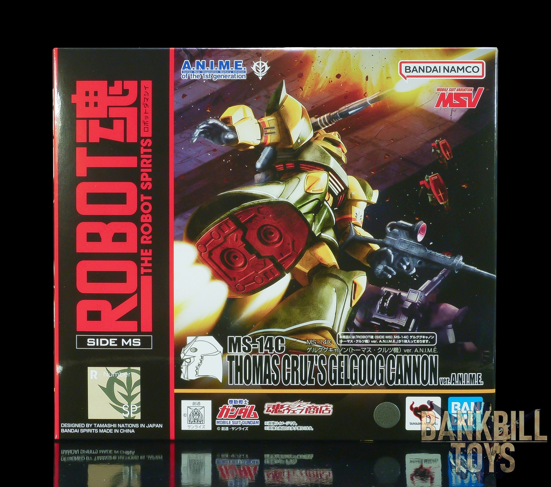 กันดั้ม Bandai Spirits Premium Bandai Tamashii Web Shop Limited The Robot Spirits <SIDE MS> R-SP MS-14C Thomas Cruz's Gelgoog Cannon Ver. A.N.I.M.E.