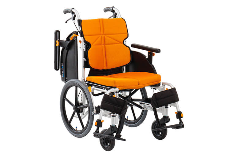 รถเข็นแบรนด์ญี่ปุ่น Matsunaga Wheelchair (車いす) รุ่น NEXT-61B ดีไซน์สวย พนักพิงปรับระดับได้ พกพาสะดวก หลากหลายฟังก์ชั่น