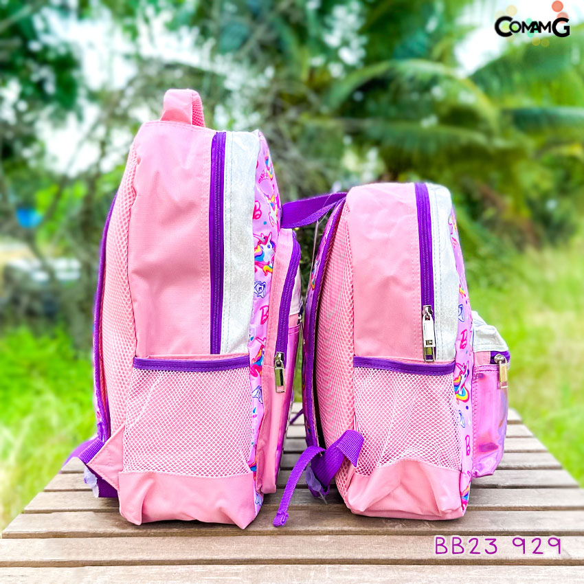 กระเป๋าสะพายหลังบาร์บี้ ยูนิคอน เป้ กระเป๋านักเรียน ขนาด 13/16 นิ้ว (Barbie unicord) Smiggle ลิขสิทธิ์แท้