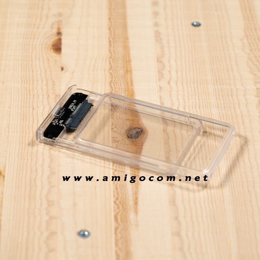 กล่องใส่HDD แบบใส USB3.0 สำหรับHDD Sata 2.5นิ้ว