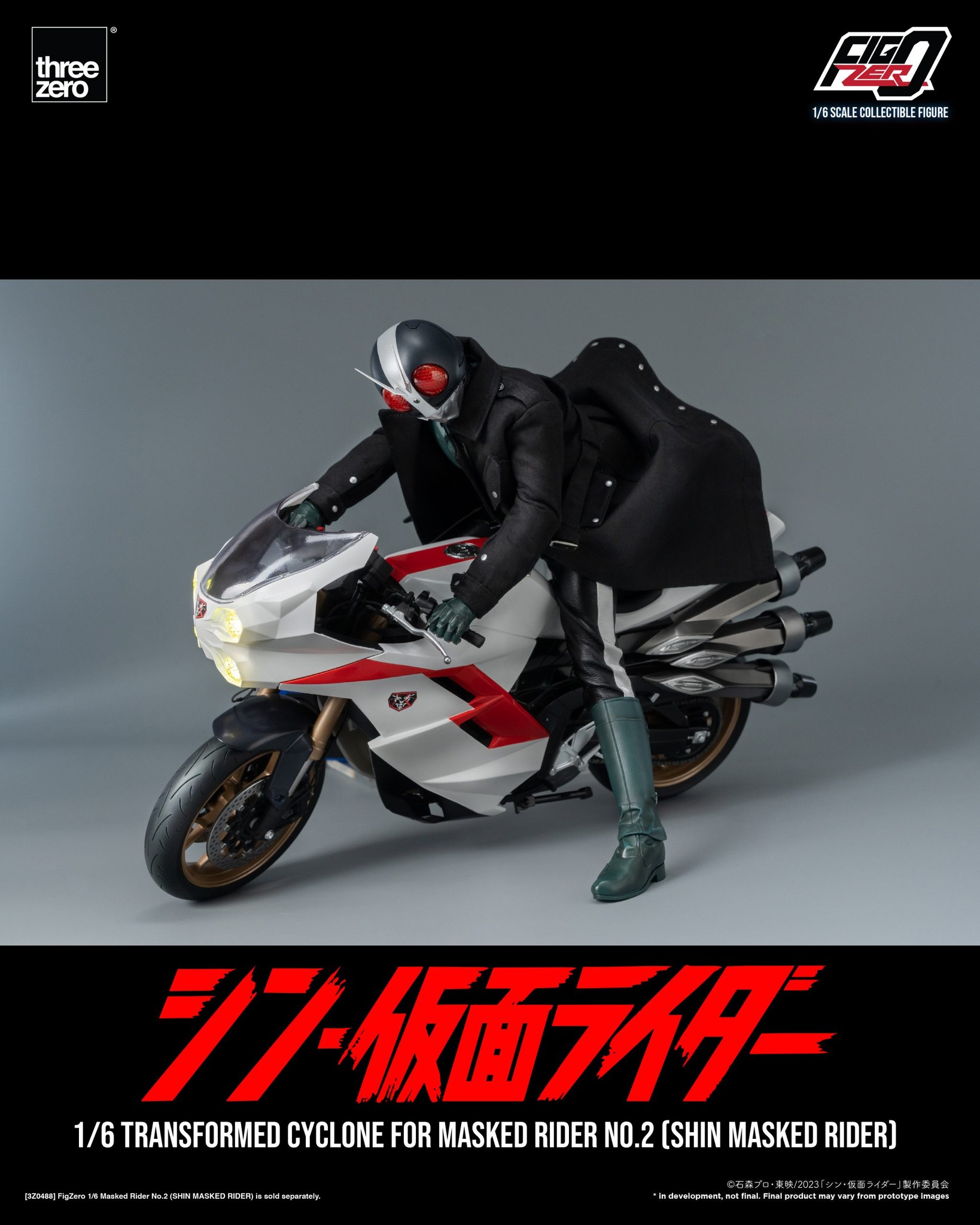 <Preorderถึง 9/8/2023 เปิดรับPreorder มัดจำ 3150 บาท Transformed Cyclone for Masked Rider (SHIN MASKED RIDER)