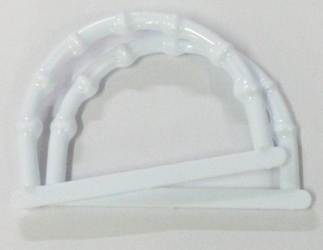 หูกระเป๋าพลาสติค ลายไม้ไผ่ Plastic Bag Handle Bamboo Style