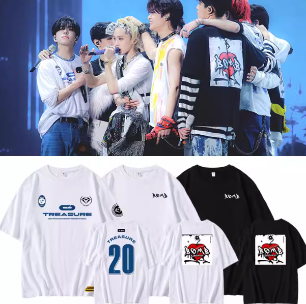 เสื้อยืด TREASURE : [REBOOT] B.O.M.B Concert