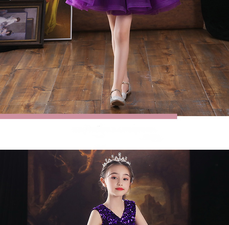 Gd3809- พร้อมส่งจากไทย ชุดราตรีเด็กสีเทาเงิน เด็กเล็ก-เด็กโต สีสวยเหมือนแบบ ชุดออกงานเด็กหญิงทรงสั้น สวยสไตล์เก๋ดูหรูหรา