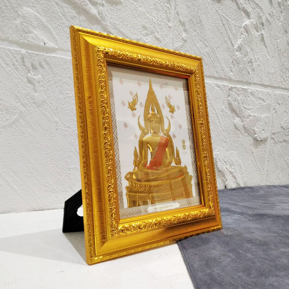 รูปพระพุทธชินราช กรอบรูปมงคลสำหรับมอบเป็นของขวัญวันเกิดผู้ใหญ่