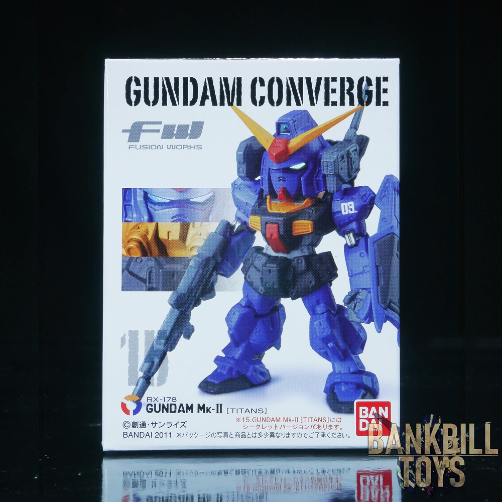 กันดั้ม Bandai Candy Toy FW Gundam Converge 3 No.15 RX-178 Gundam Mk-II [Titans Color Ver.]