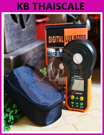 เครื่องวัดแสง ความสว่างแสง เครื่องวัดแสง LED รุ่น PM6612ของเเท้ รับประกันนาน6 เดือน