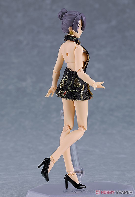 <Preorderถึง 17/11/2023>🔔เปิดรับPreorder มัดจำ 500 บาท figma Female Body (Mika) with Mini Skirt Chinese Dress Outfit (Black) (PVC Figure)