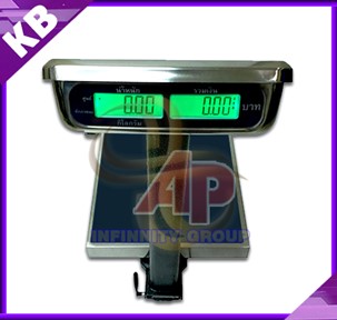 เครื่องชั่งคำนวณราคาแบบตั้งพื้น เครื่องชั่งดิจิตอล ชั่งซื้อขาย พิกัด 150kg ค่าะเอียด 50g แท่นชั่ง 40x50cm ผ่านการตรวจรับรองโดยสำนักงานชั่งตวงวัด กระทรวงพาณิชย์