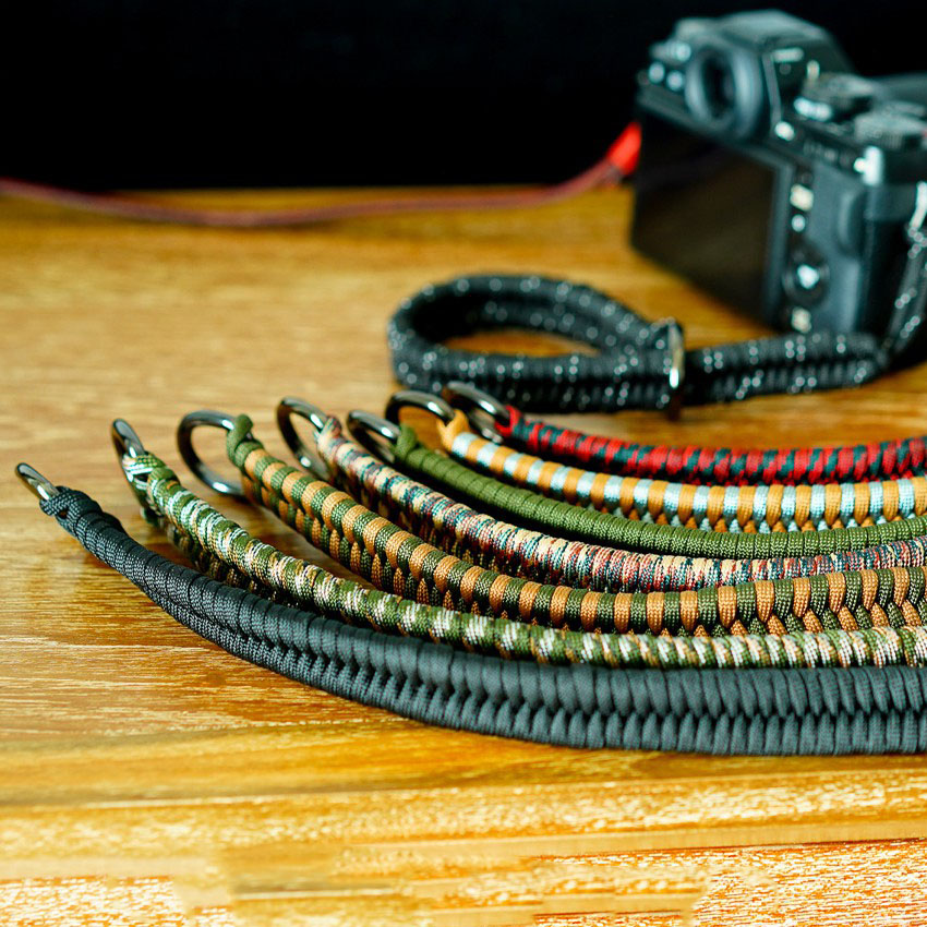 สายคล้องกล้อง คล้องมือ แบบเชือกถัก สายรัดข้อมือ