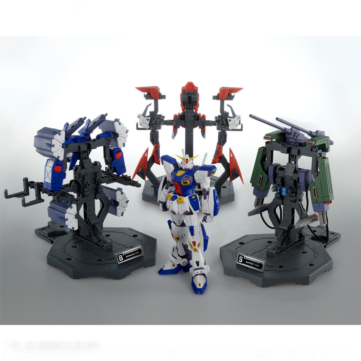 Preorder ปิดรับพรีที่ 4 คิว มีมัดจำ 250 บาท เฉพาะพาส P-bandai MG 1/100 Mission Pack Hangar for Gundam F90 Twin Set