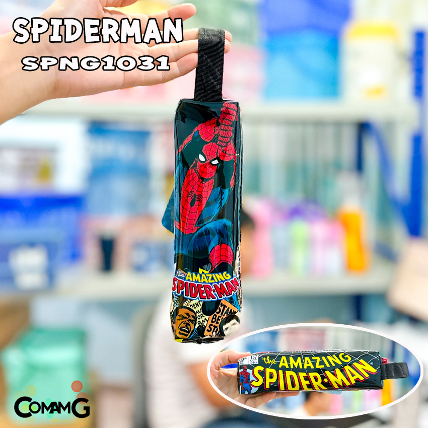 กระเป๋าดินสอ ทรงกระบอกเหลี่ยม กระเป๋าผ้า กระเป๋าใส่ดินสอ ลายการ์ตูนลิขสิทธิ์แท้