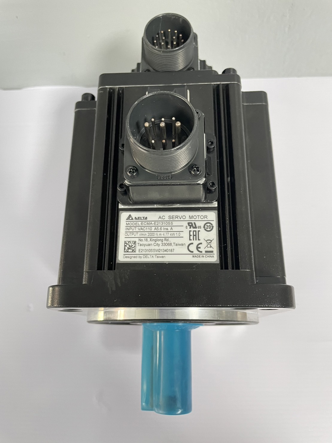 Delta AC servo motor ECMA-E21310SS 1kw key way / brake