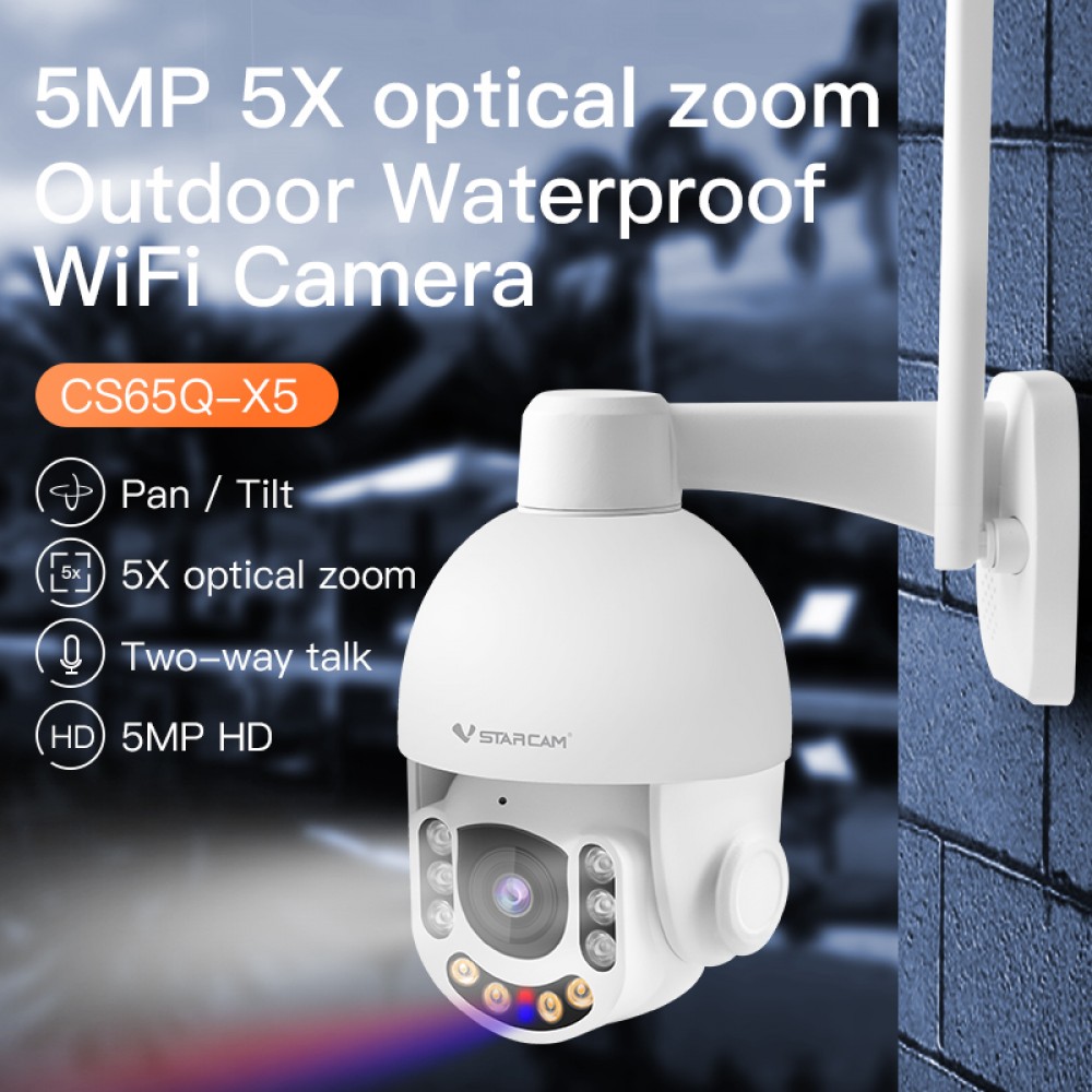 กล้องวงจรปิด Vstarcam CS65Q-x5 ภายนอก
