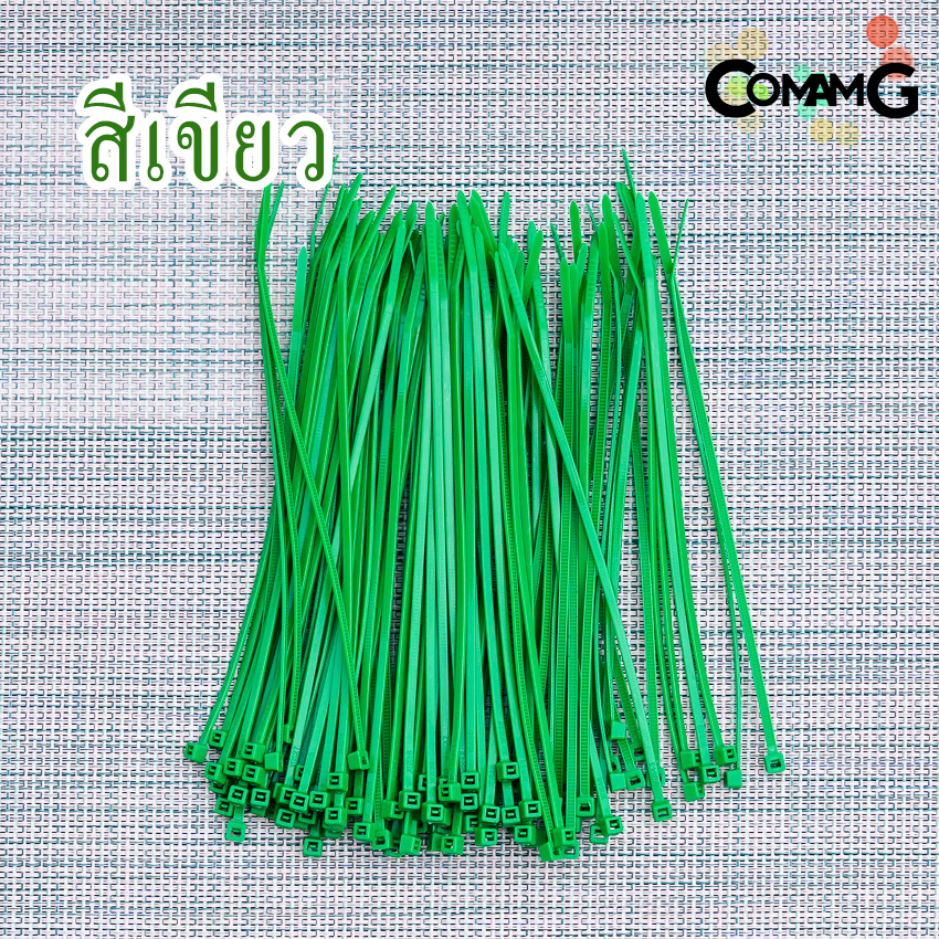 Cable tie เคเบิ้ลไทร์ หนวดกุ้ง Cable tieสายรัดพลาสติก ขนาด3*150mm แพ็ค100เส้น