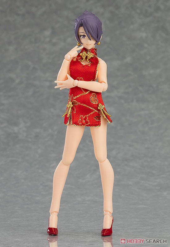 <Preorderถึง 22/7/2022>🔔เปิดรับPreorder มัดจำ 300 บาท figma Female Body (Mika) with Mini Skirt Chinese Dress Outfit (PVC Figure)