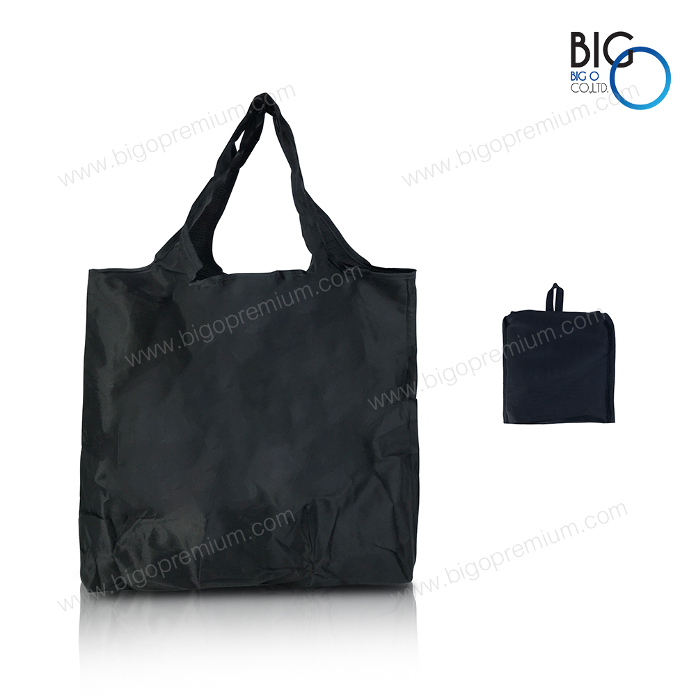 กระเป๋าผ้าร่มพับได้ สีพื้น