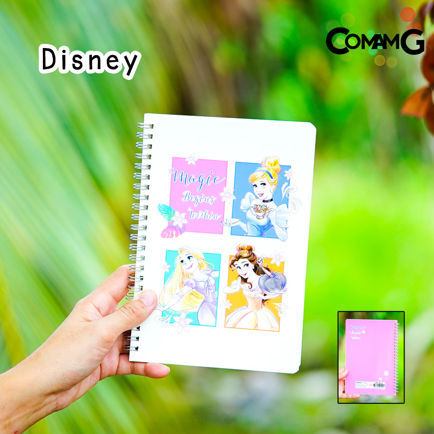 สมุดสันห่วง สมุดโน๊ตริมลวด สมุดบันทึกลายการ์ตูนขนาดA5 ลิขสิทธิ์แท้ พร้อมส่ง