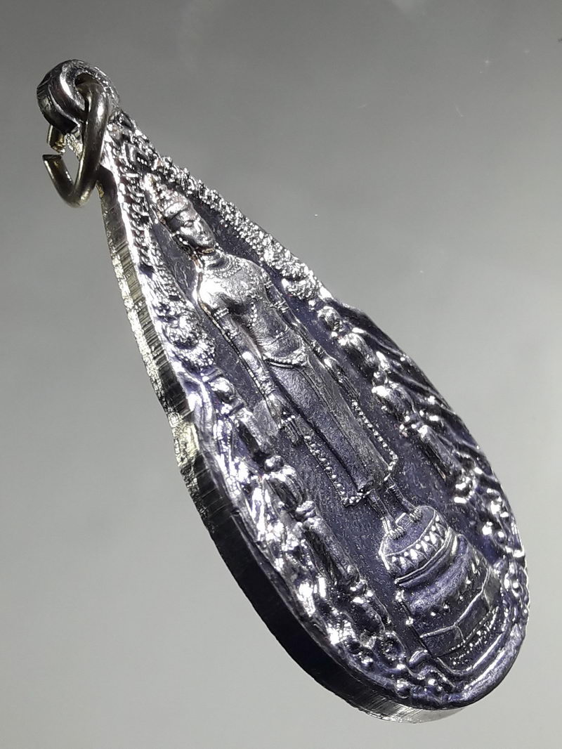 รหัสสินค้า เหรียญพระพุทธ 4320 เหรียญพระพุทธปางเปิดโลก วัดโลกโมฬี หลังนกสาริกาคู่หางเกี่ยว