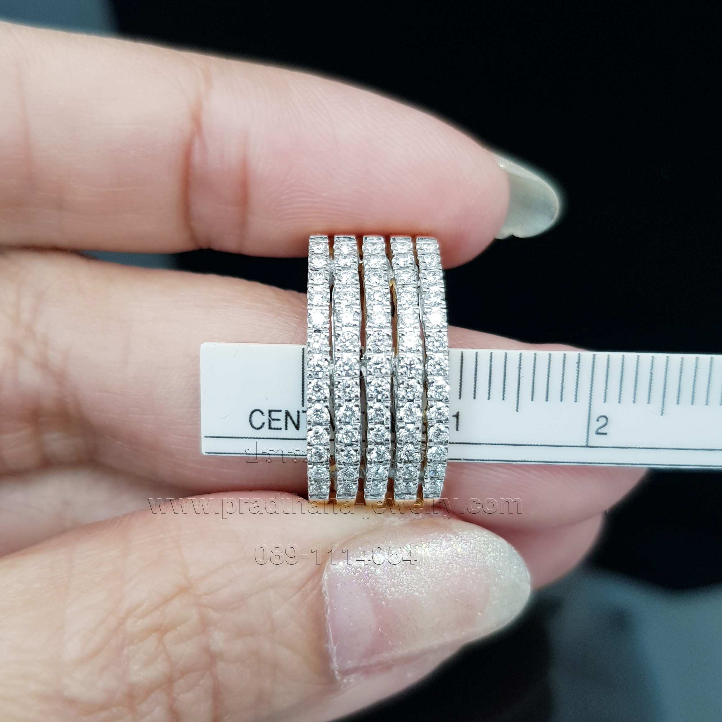 แหวนเพชรห้าแถว **ขายแล้ว**