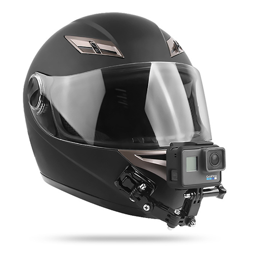 ชุดอุปกรณ์ ต่อกับหมวกกันน็อค ติดหมวก ยึดรถจักรยานยนต์ GoPro 9 8 7 / GoPro Max Helmet Motorcycle Adjustment Base Mount 3M