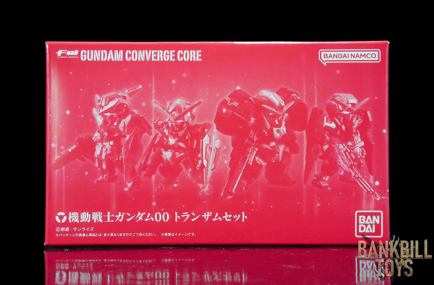 กันดั้ม Bandai Premium Bandai Candy Toy Online Shop Limited FW Gundam Converge: Core Mobile Suit Gundam 00 Trans-Am Set