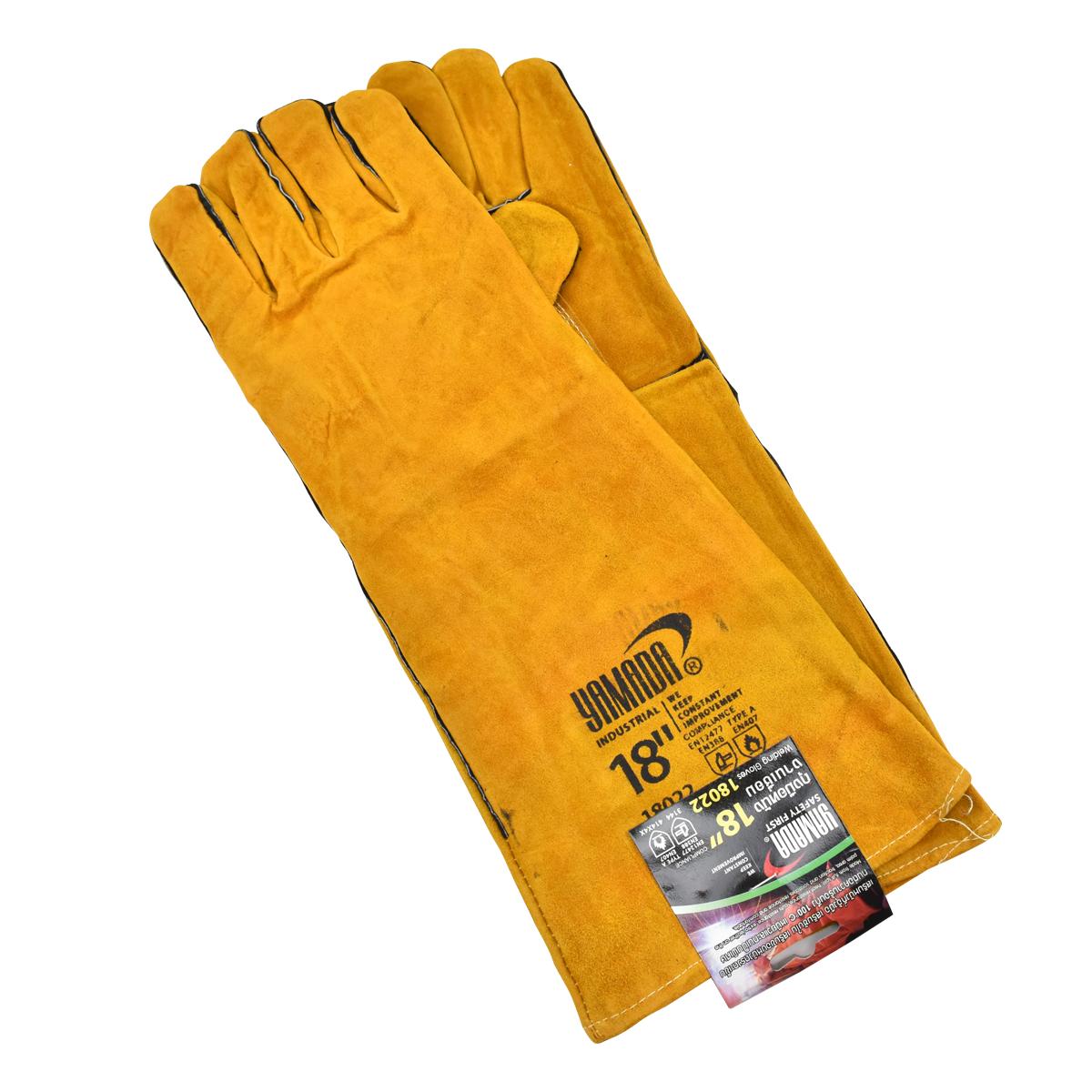 YAMADA ถุงมือหนังงานเชื่อม 18" รุ่น 18022