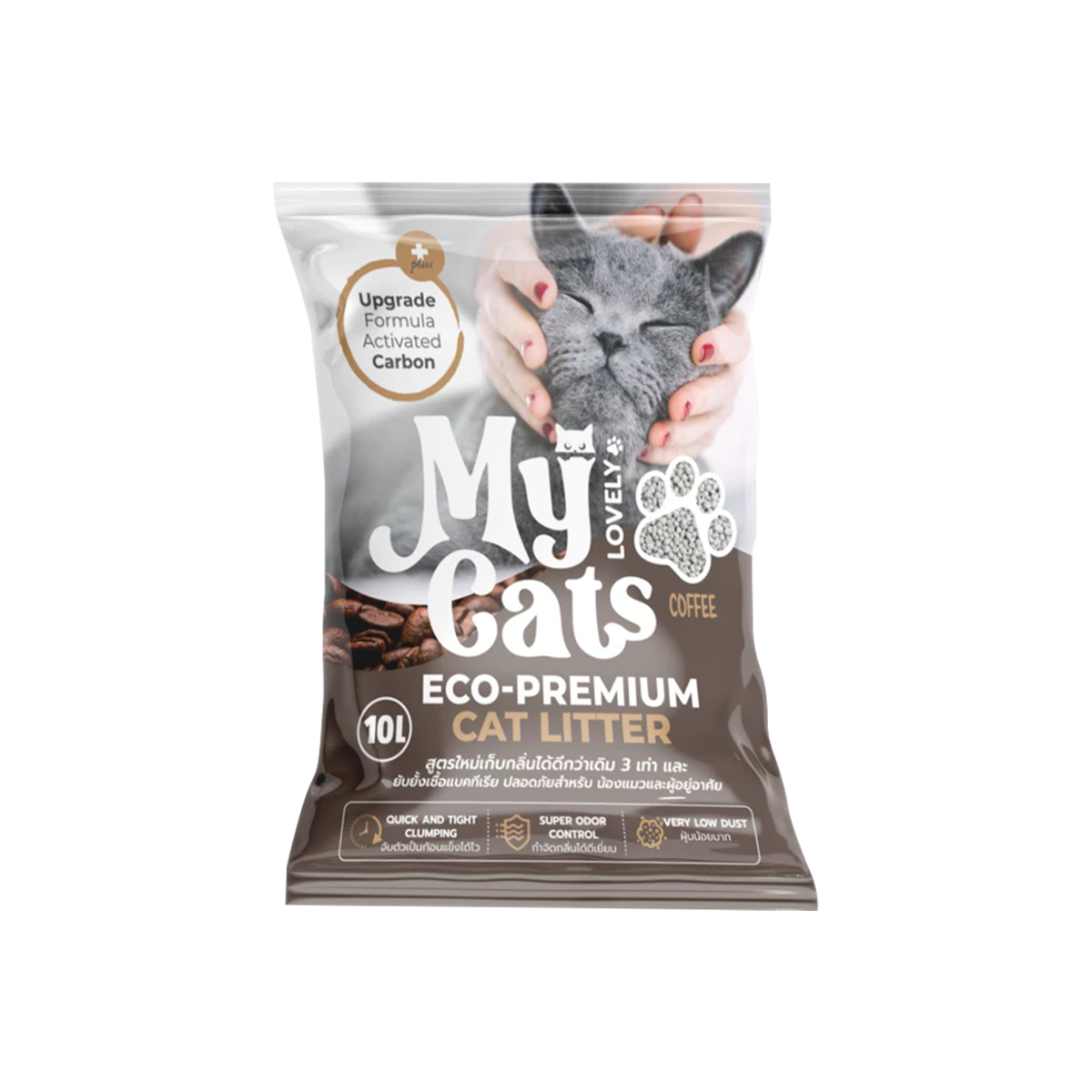 My Lovely Cats มายแคท ทรายแมว แบบเม็ดเบนโทไนซ์ ขนาด 10 L