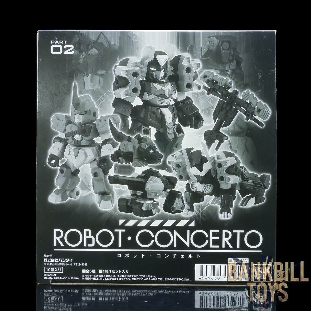 โรบอท คอนแชร์โต Bandai Gashapon Robot Concerto Part 02 Box [10 Packs]