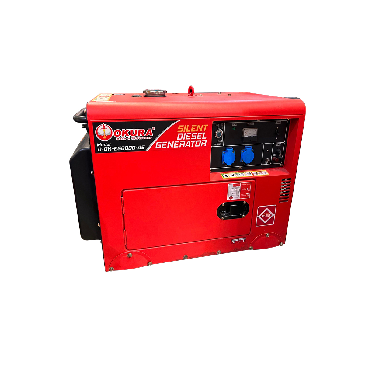 OKURA เครื่องกำเนิดไฟฟ้าดีเซลเงียบ D-OK-EG6000-DS
