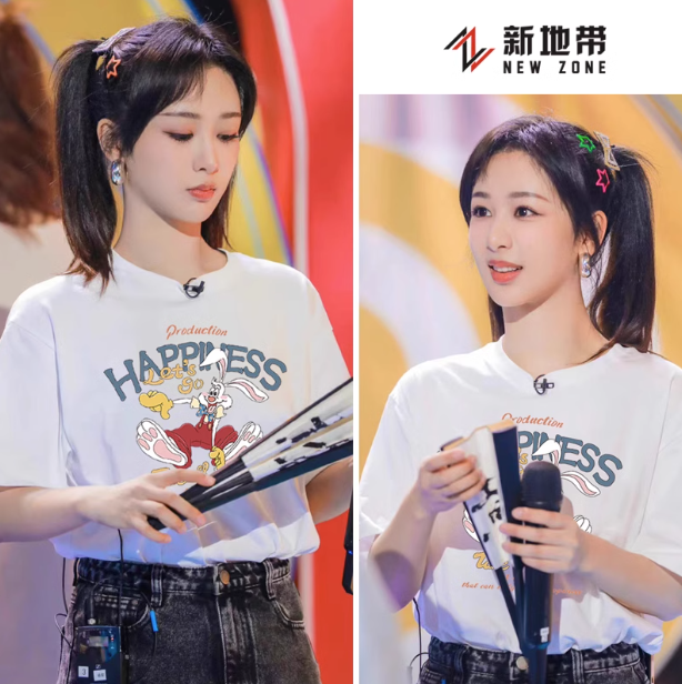 เสื้อยืดลายการ์ตูนแบบหยางจื่อ
