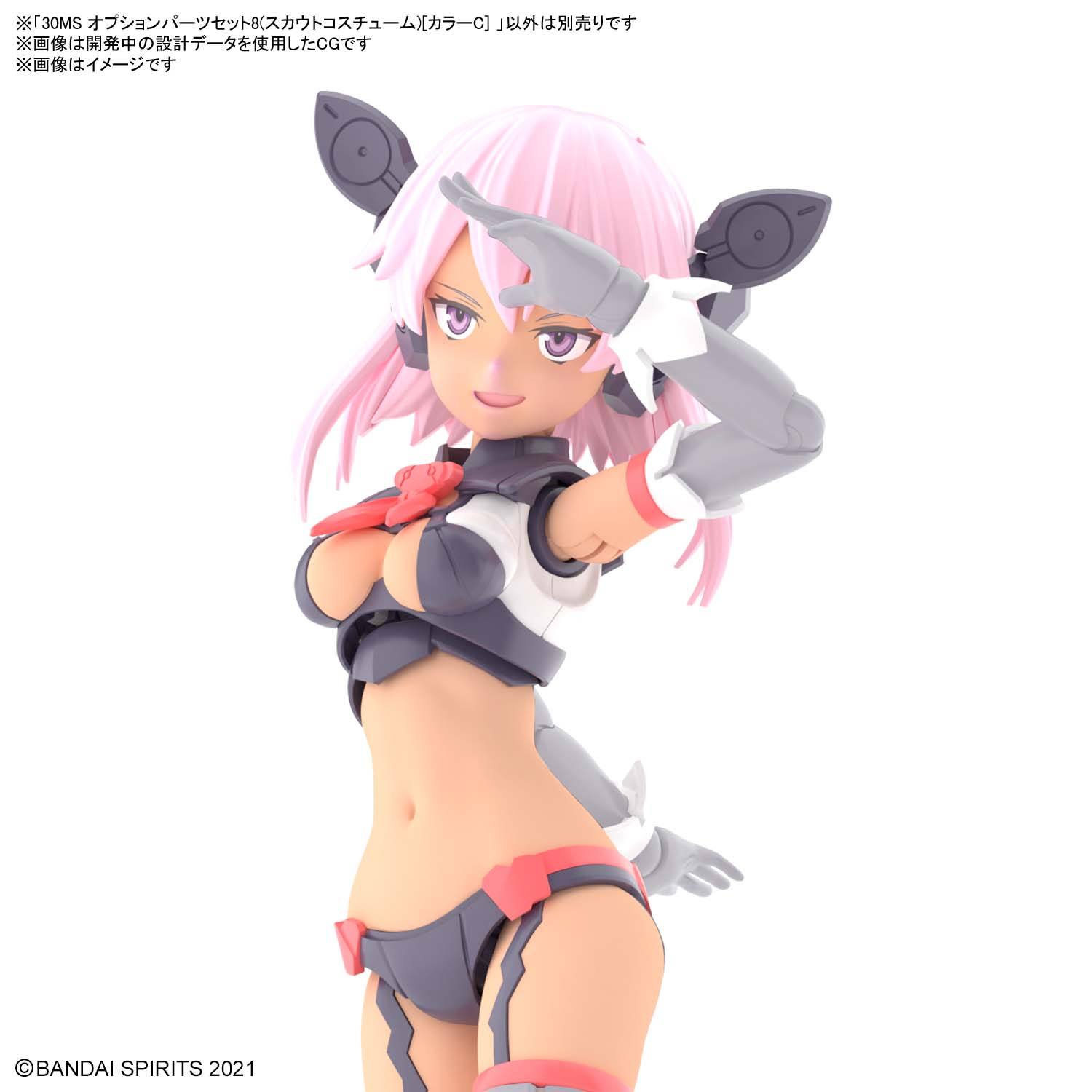 <Preorder ปิดรับวันที่ 2/4/2023> 🔔เปิดรับPreorder ไม่ต้องมัดจำครับ 30MS Option Parts Set 8 Scout Costume Color C