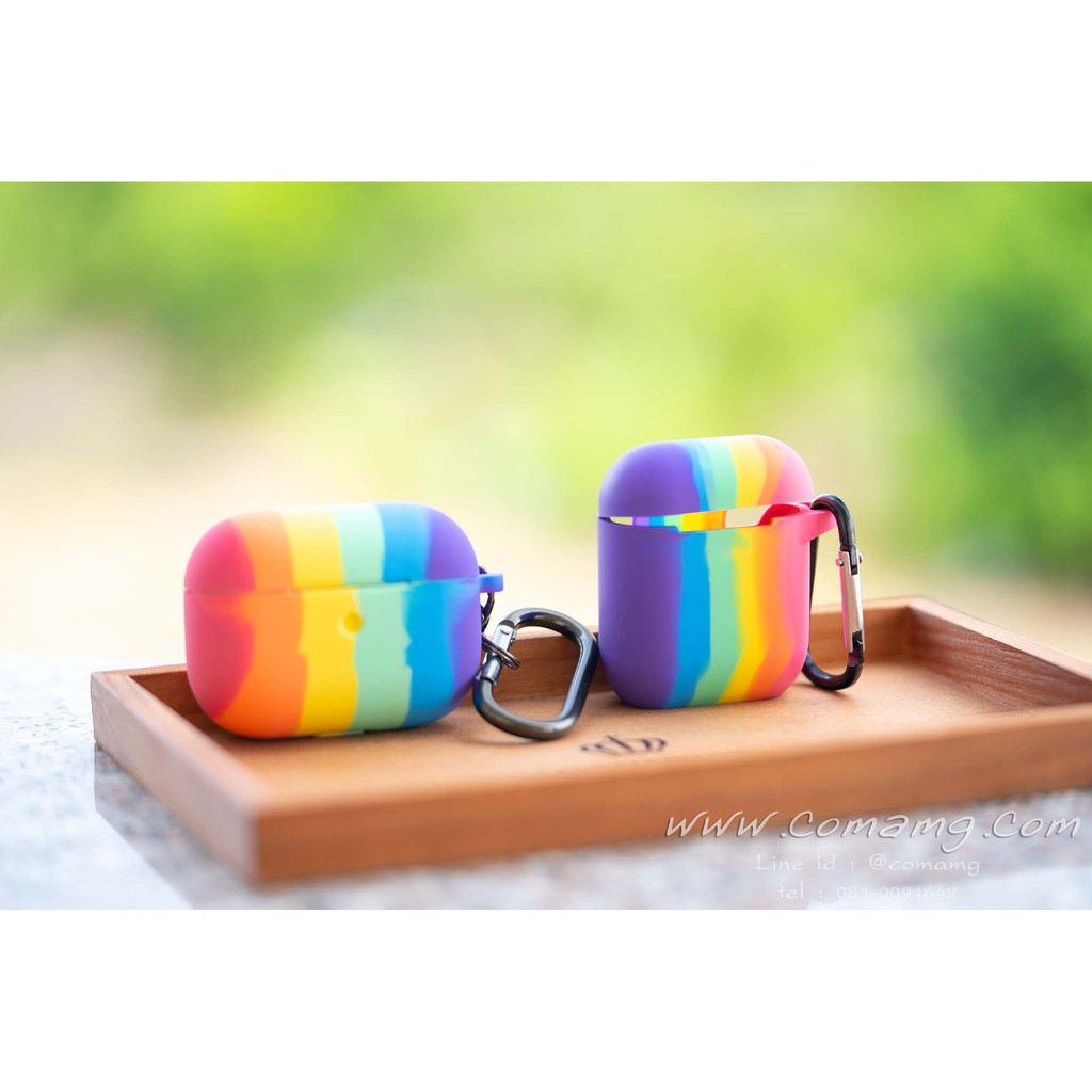 case Air pod สีรุ้ง ( แอร์พ็อต เคส)