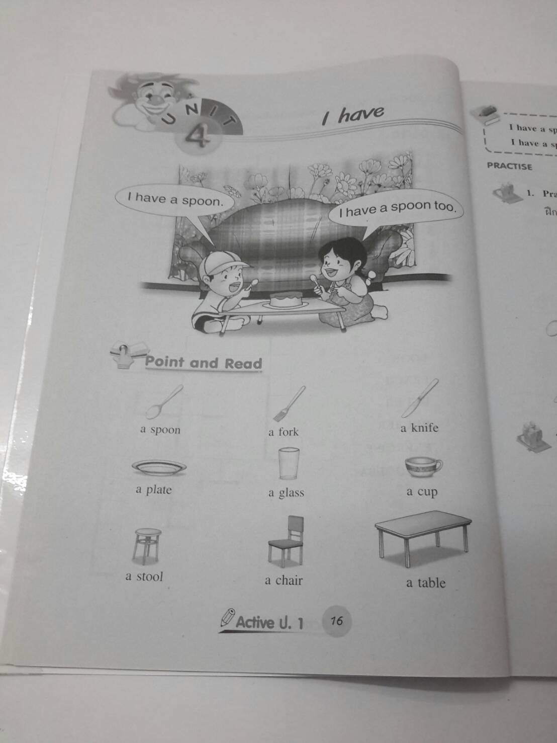 หนังสือ New Active English ป.1 หนังสือฝึกหัดพูดและเขียน สำนักพิมพ์ อจท