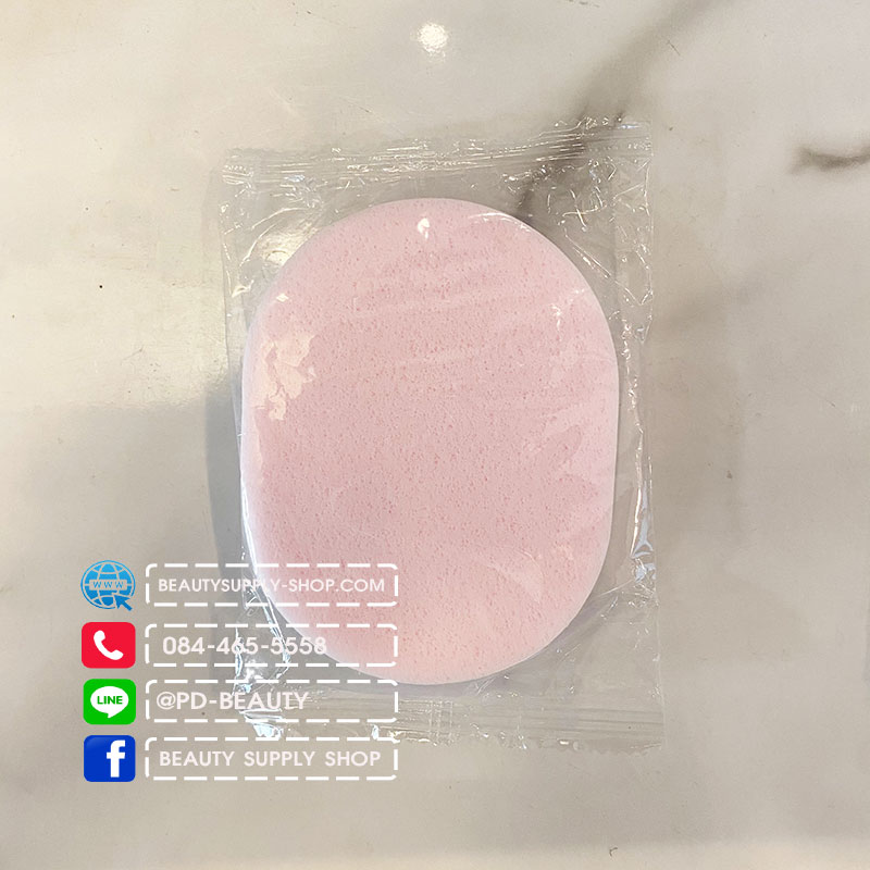 ฟองน้ำแผ่นหนา ฟองน้ำเนื้อละเอียด ฟองน้ำเช็ดผิวหน้า เนื้อนุ่มไม่บาดผิว (1แผ่น)