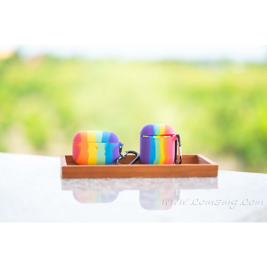 case Air pod สีรุ้ง ( แอร์พ็อต เคส)