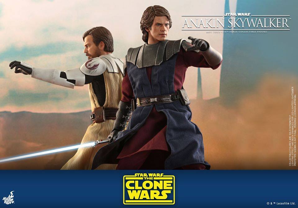 เปิดรับPreorder มัดจำ 4145 บาท Hot Toys:TMS019 1/6 Anakin Skywalker: Star Wars The Clone Wars