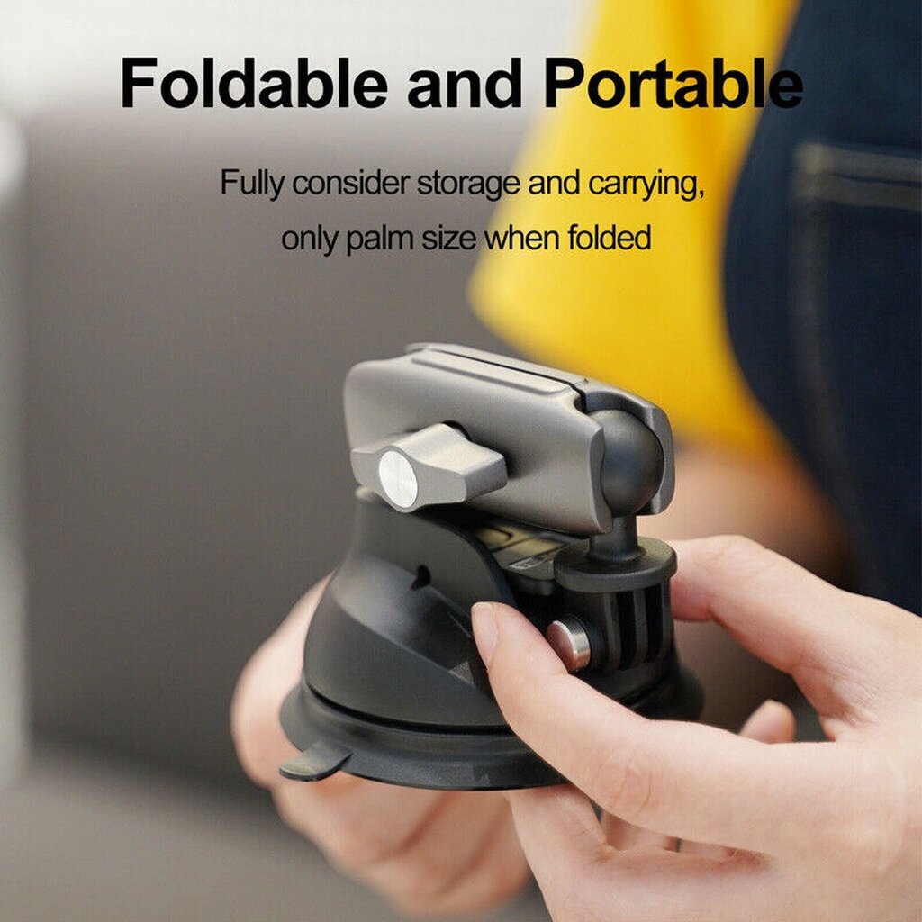 Telesin Telesin หมุนได้ 360 Suction Cup Car Mount Holder Flexible ใช้กับกล้องได้ มือถือได้ for GoPro / SJCAM / Xiaomi...