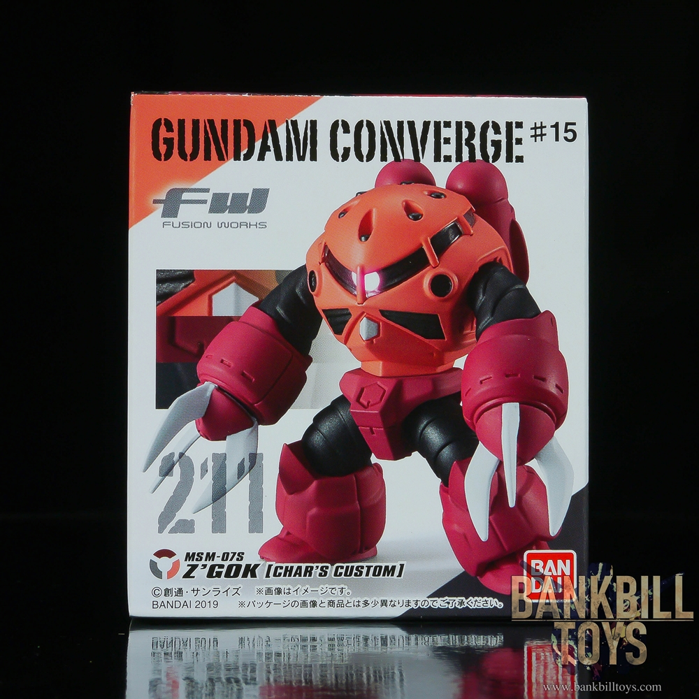กันดั้ม Bandai Candy Toy FW Gundam Converge #15 No.211 MSM-07S Z'Gok [Char Aznable's Custom]