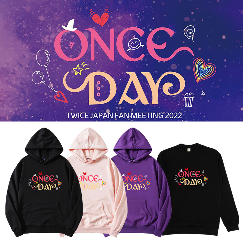 เสื้อกันหนาวฮู้ด TWICE : Concert FM 2022 ONCE DAY