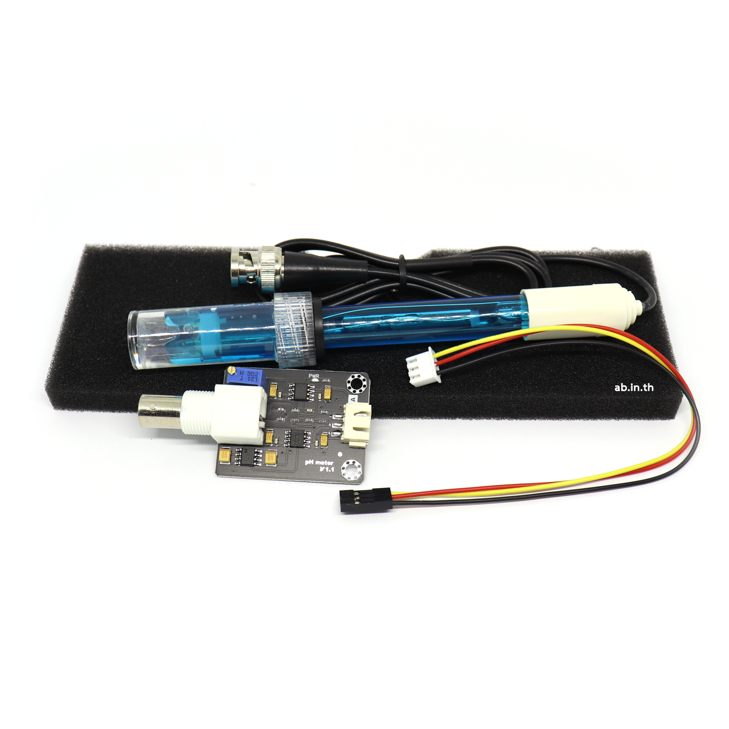 PH Sensor arduino Analog pH Meter เซ็นเซอร์วัดค่า PH ของน้ำ (แช่น้ำได้)
