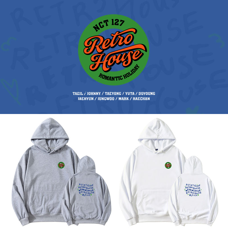 เสื้อกันหนาวมีฮู้ด NCT127 : RetroHouse