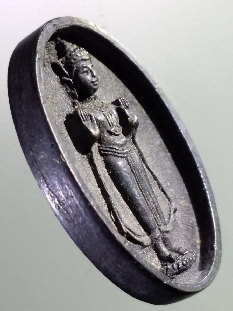 antig FB 203 เหรียญหล่อหลวงพ่อสัมฤทธิ์ วัดต้นสน จังหวัดเพชรบุรี สร้างปี 2538 พระรายการนี้ให้เช่าบูชาแล้ว