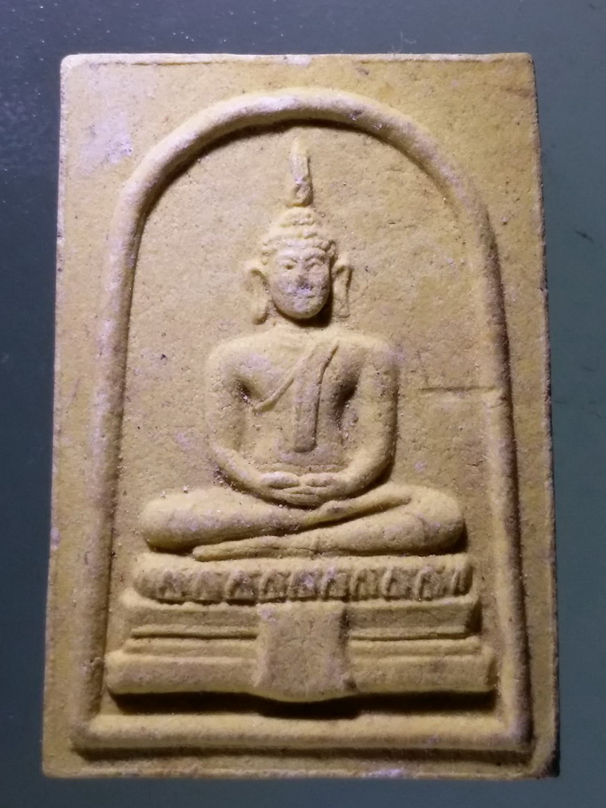 Antig Pim 119 พระพุทธเนื้อผง หลังพระปิดตา หลวงพ่อแก่น วัดกำแพงมณี สร้างปี 2555