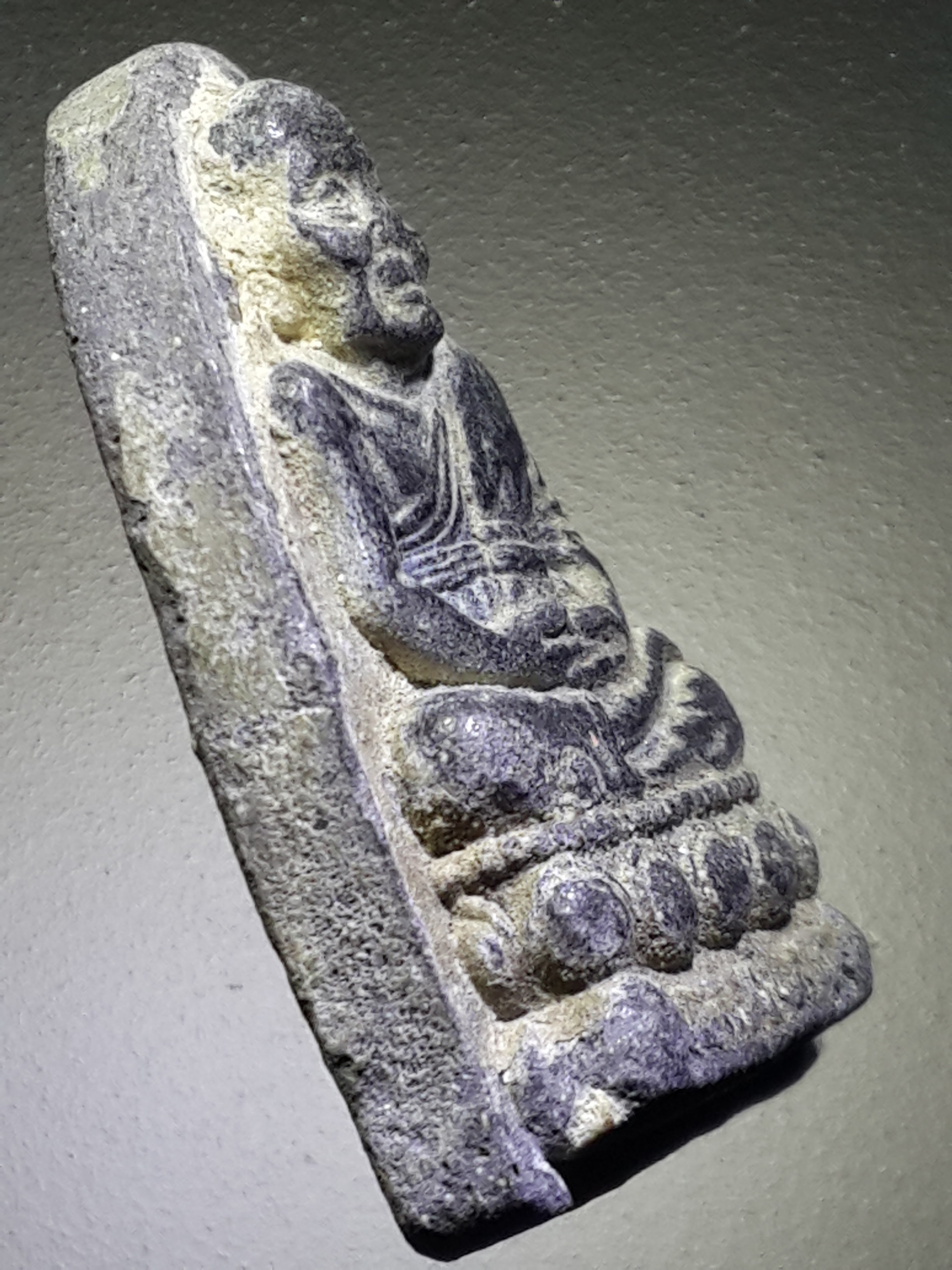 รหัสสินค้า หลวงปู่ทวด วัดต่างๆ 429 หลวงปู่ทวดเนื้อผงใบลาน หลังยันต์นะฤาชา พิมพ์เตารีดหัวมน